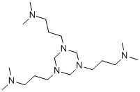структура 1,3,5-Трис [3 (диметхыламино) пропыл] хэксахйдро-1,3,5-триазине