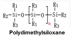 Структурная формула Полйдиметхыльсилоксане